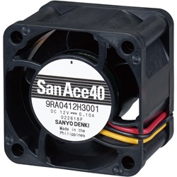San Ace 40 9RA DCファン 28 mm厚